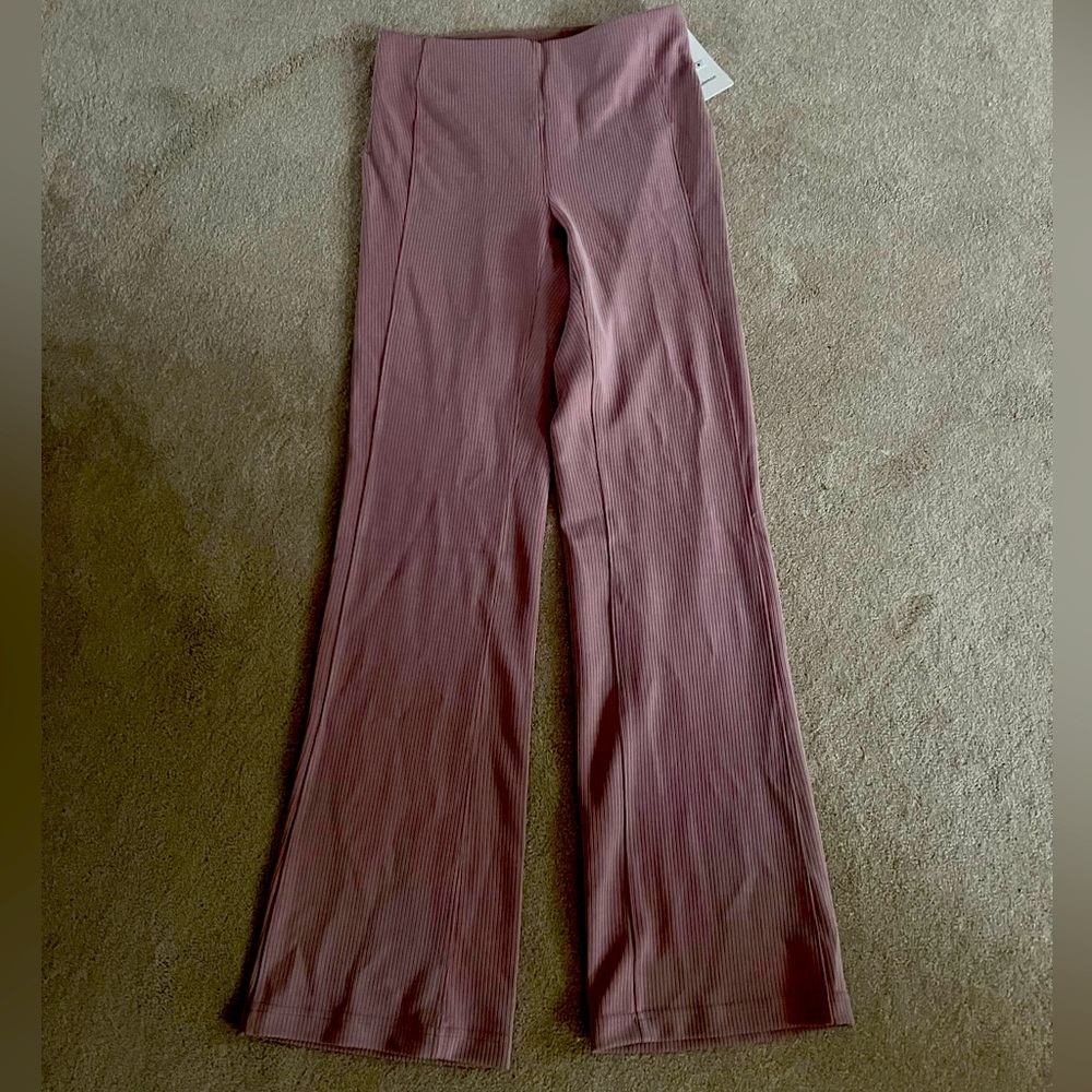 Lululemon ribbed Softstreme flare pants